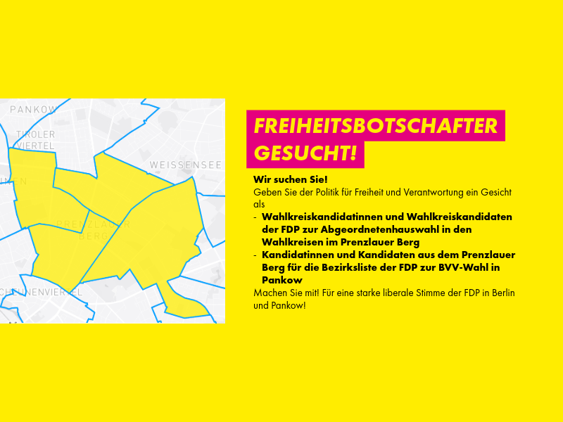 Freiheitsbotschafter gesucht